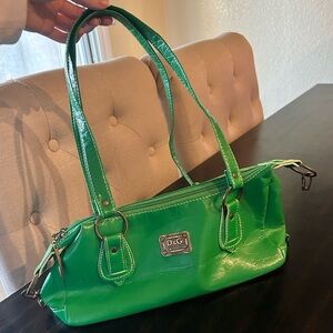 D&G Shiny Green Shoulder Bag
